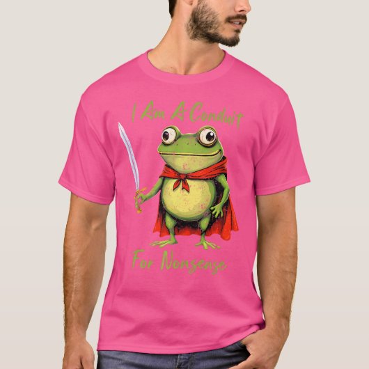 僕はくだらない蛙の餌食おもしろいだ Tシャツ (正面)