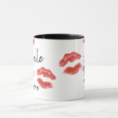 僕はここに居た、常に僕の縄張りをしているパーソナライズされた マグカップ (中央)