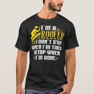 僕はたった今屋根ストップ屋だ Tシャツ