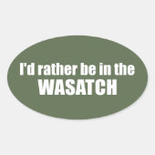 僕はどちらかと言えば抜け目がない 楕円形シール (正面)