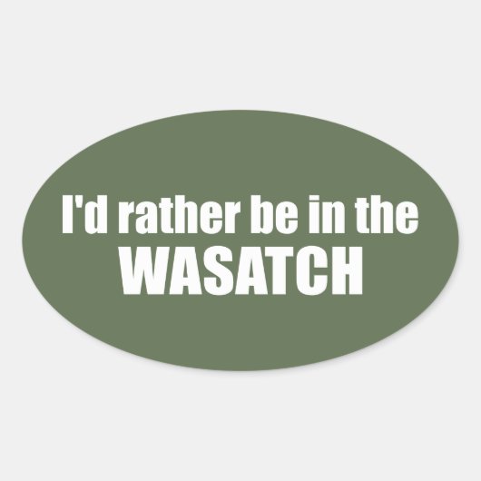 僕はどちらかと言えば抜け目がない 楕円形シール (正面)