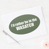 僕はどちらかと言えば抜け目がない 楕円形シール (封筒)