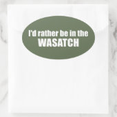 僕はどちらかと言えば抜け目がない 楕円形シール (バッグ)