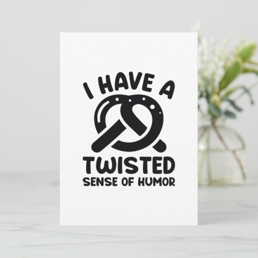 僕はねじれたユーモアのセンスがある サンキューカード (スタンド正面)