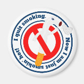 僕はやめ喫煙して容貌を見せる マグネット (正面)