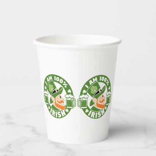 僕はアイルランド人だ 紙コップ (正面)