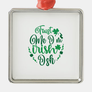 僕はアイルランド語を信じて下さい メタルオーナメント