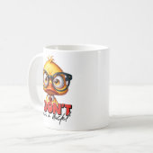 僕はアヒル与えのキャラクター皮肉は言わない コーヒーマグカップ (正面左)