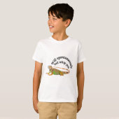 僕はイグアナ行きだ Tシャツ (正面フル)