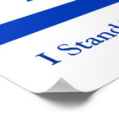 僕はイスラエルと共に立つ ポスター (角)