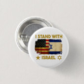 僕はイスラエル製のシャツを着て立つ 缶バッジ (正面&裏面)