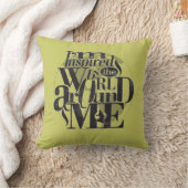 僕はインスパイア世の中のまわりにだ クッション (ブランケット)