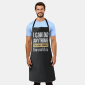 僕はインスリンを打つよりほかに何でもできおもしろいる エプロン (着用した状態)