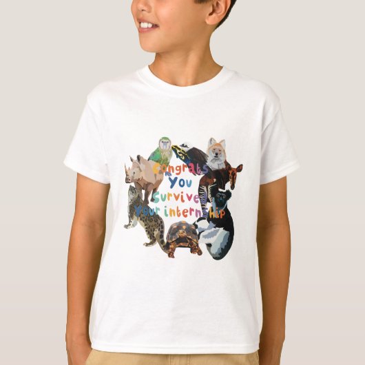 僕はインターン行きだ Tシャツ (正面)