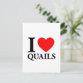 僕はウズラが好きだ ポストカード (スタンド正面)