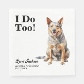 僕はオーストラリア産の牛犬結婚だ スタンダードランチョンナプキン (正面)