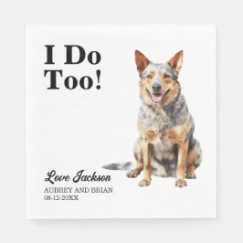 僕はオーストラリア産の牛犬結婚だ スタンダードランチョンナプキン