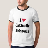 僕はカトリックの学校が好きだ Tシャツ (正面)