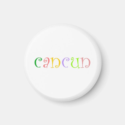 僕はカンクンが大好き マグネット (正面)