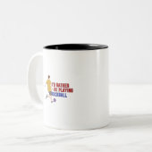 僕はキック遊ボールだ ツートーンマグカップ (正面左)