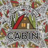 僕はキャビンに行きたい |ダイカットのシール シール