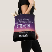 僕はキリスト教ならなんでもできる トートバッグ (クローズアップ)