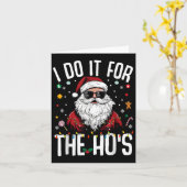 僕はクリスマスの祝い事おもしろいをする カード (黄色い花)