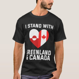 僕はグリーンランドとカナダに味方する Tシャツ