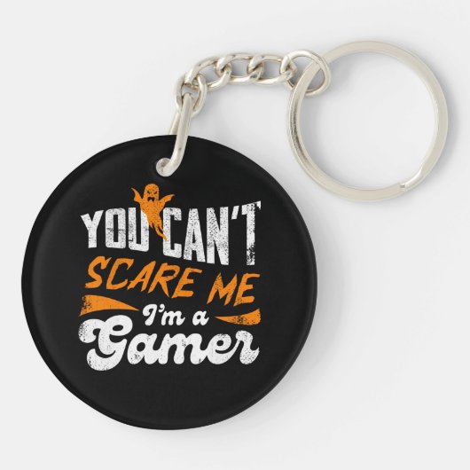 僕はゲーマーの贈り物だ、怖がらせるな キーホルダー (裏面)