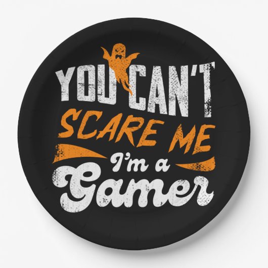 僕はゲーマーの贈り物だ、怖がらせるな ペーパープレート (正面)