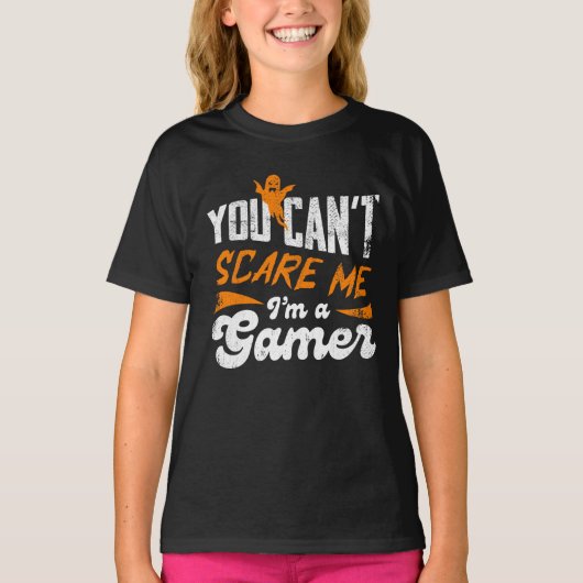 僕はゲーマーの贈り物だ、怖がらせるな Tシャツ (正面)
