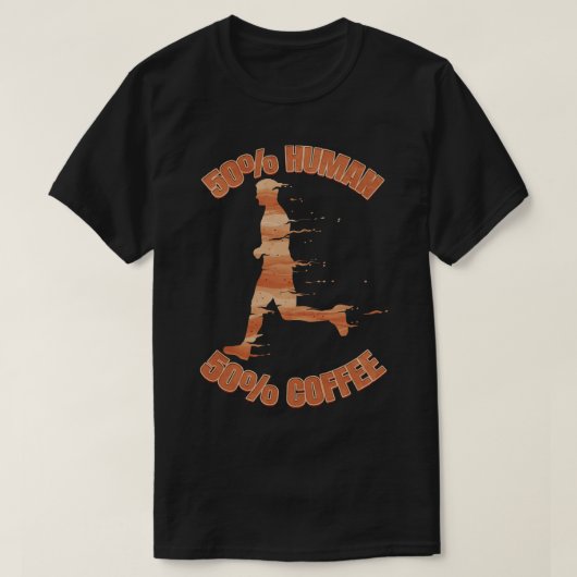 僕はコーヒー50人 Tシャツ (デザイン正面)