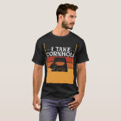 僕はコーンホールを気にし過ぎる Tシャツ (正面フル)