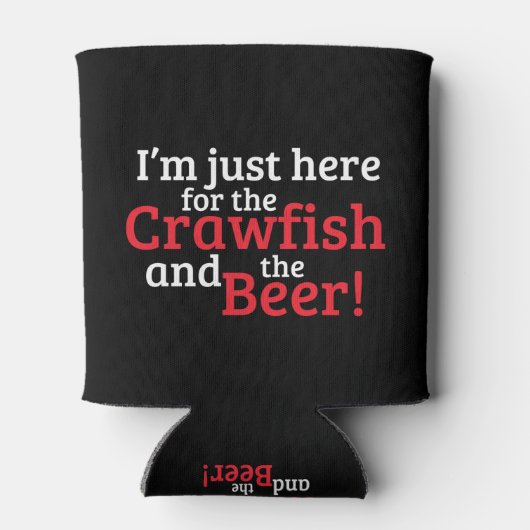 僕はザリガニとビールのためにここにいる 缶クーラー (裏面)