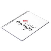 僕はシンプルインスパイアの引用文 ノートブック (左側)