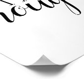 僕はシンプルインスパイアの引用文 ポスター (角)