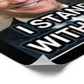 僕はジョー・バイデン氏1と立つ ポスター (角)