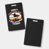 僕はスノーボーダーだ後を追ろ バッジ (正面＆裏面)