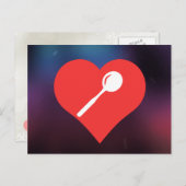 僕はスプーン茶が大好き ポストカード (正面/裏面)