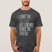 僕はセリフを撃った | タイポグラフィユーモア Tシャツ (正面)