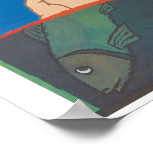 僕はソビエト時代のポスターを自分の意見で持っている ポスター (角)