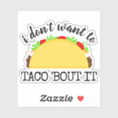 僕はタコしたくないんだおもしろい シール (シート)