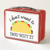 僕はタコにしたくないおもしろい メタルランチボックス (正面)