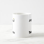 僕はタ信じルネックだ コーヒーマグカップ (中央)