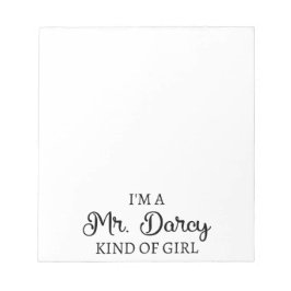 僕はダーシーさんみたいな女の子だ ノートパッド