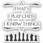 僕はチェスをしてい遊ても知っているのだ シール (正面)