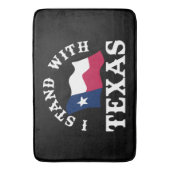 僕はテキサス州と立つ バスマット (正面縦)