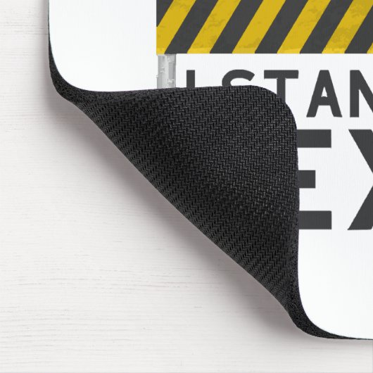 僕はテキサス州と立つ マウスパッド (コーナー)