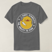 僕はトベフォンセに刺せる安定した能力を持っている Tシャツ (デザイン正面)