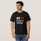 僕はトラック運転手のTシャツだ Tシャツ (正面フル)